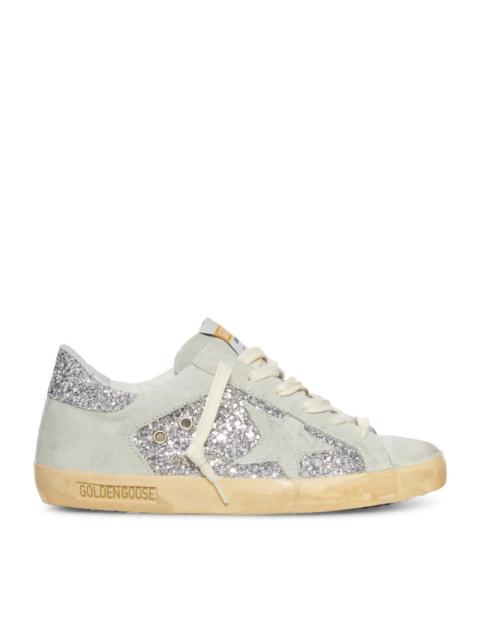 Golden Goose Golden Goose Deluxe Brand Women Super-Star In Suede With Glitter Detail
