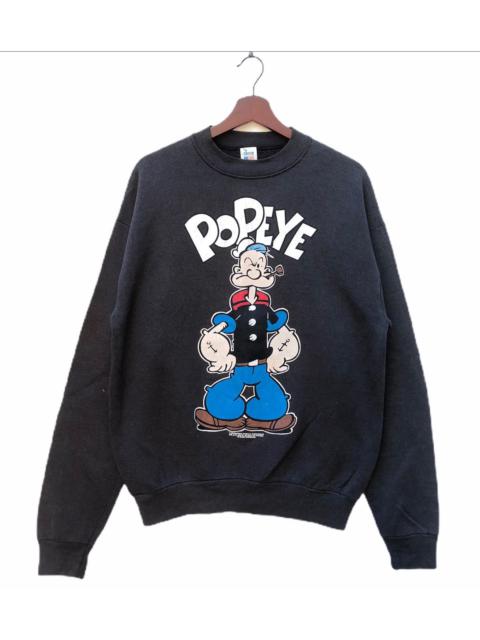 Other Designers Disney - Vintage 90s Popeye Cartoon Crewneck