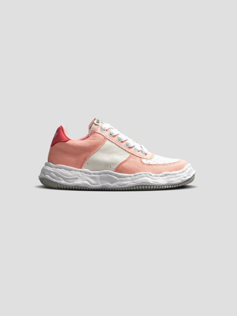 Maison MIHARAYASUHIRO WAYNE OG SOLE LOW-TOP CANVAS SNEAKERS - PINK