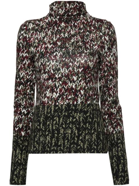 Loewe Loewe Women Jersey Turtleneck Sweater