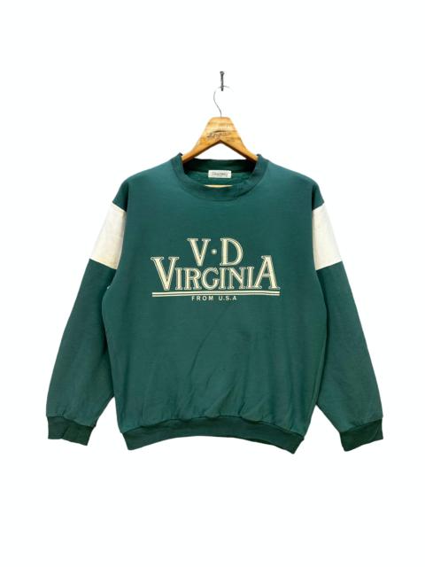 Other Designers Vintage - V.D VIRGINIA FROM USA BIG LOGO SWEATSHIRTS #8341-004
