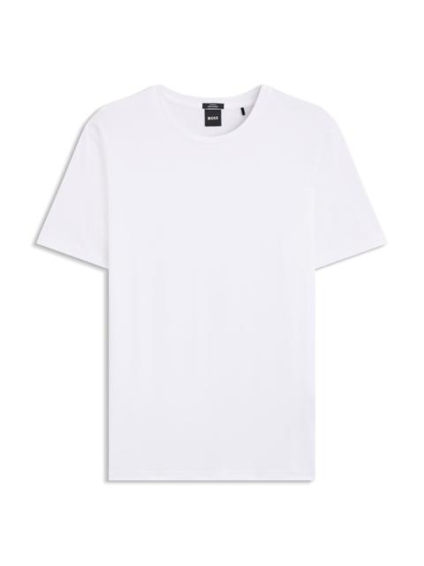 BOSS SLIM-FIT SHORT-SLEEVED T-SHIRT IN MERCERIZED COTTON