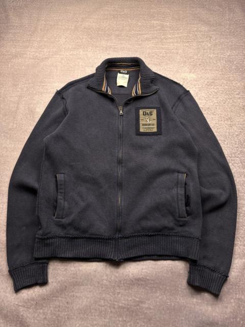 Dolce & Gabbana Vintage Archive Dolce & Gabbana Zip Up Knitt Sweater Logo