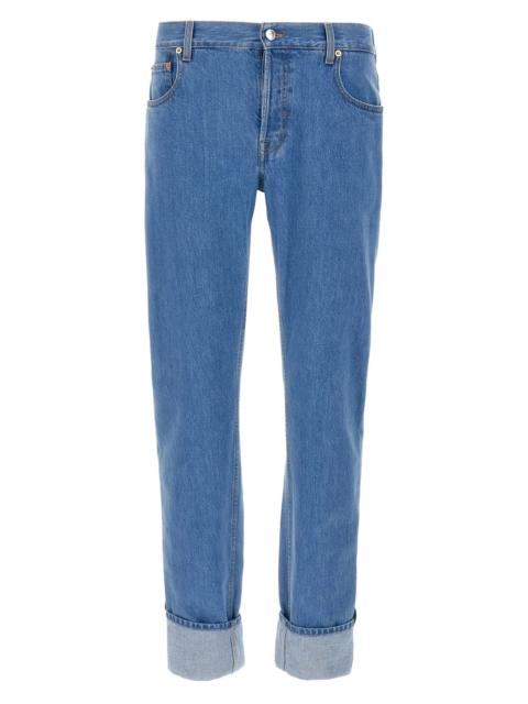GUCCI Turn up jeans