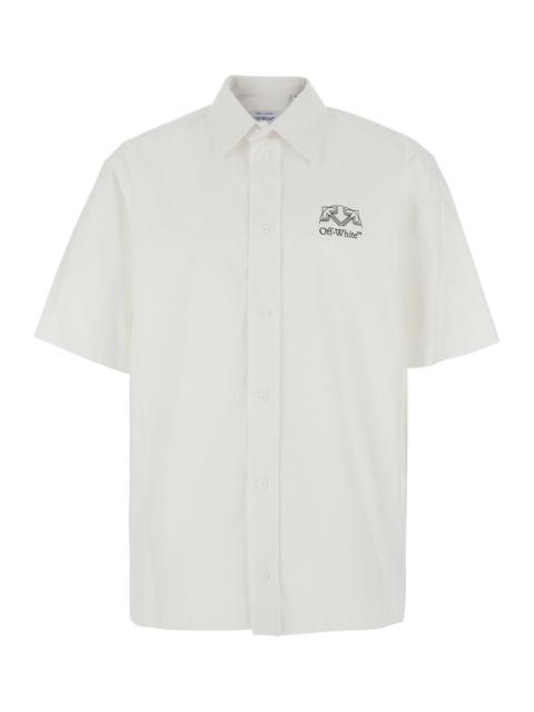 Off-White Off-White Men Shirt Off-White With Long Sleeves And Collar In Off-White For Men