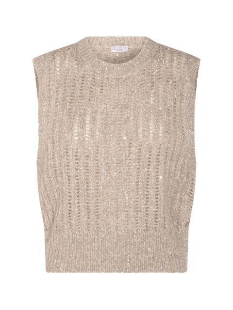 Brunello Cucinelli Wool tank top
