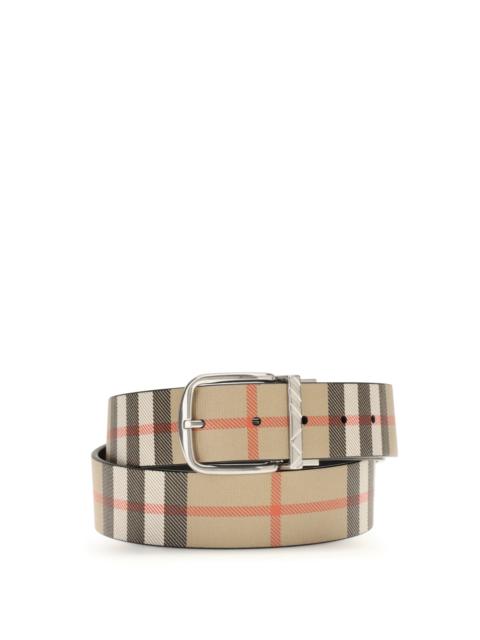 Burberry Burberry Men Check Belt