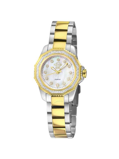 Gv2 By Gevril - GV2 by Gevril Cortina Quartz Diamond Ladies Watch 13502B