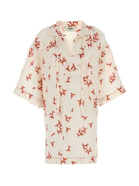 FENDI Fendi Women Printed Linen Kaftan