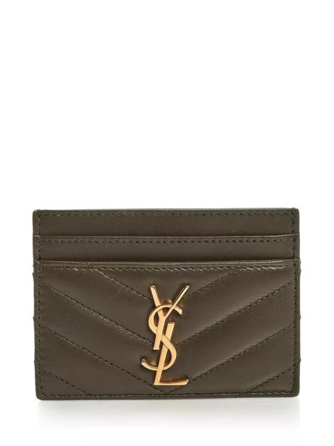 SAINT LAURENT Cassandre Matelassé Card Case
