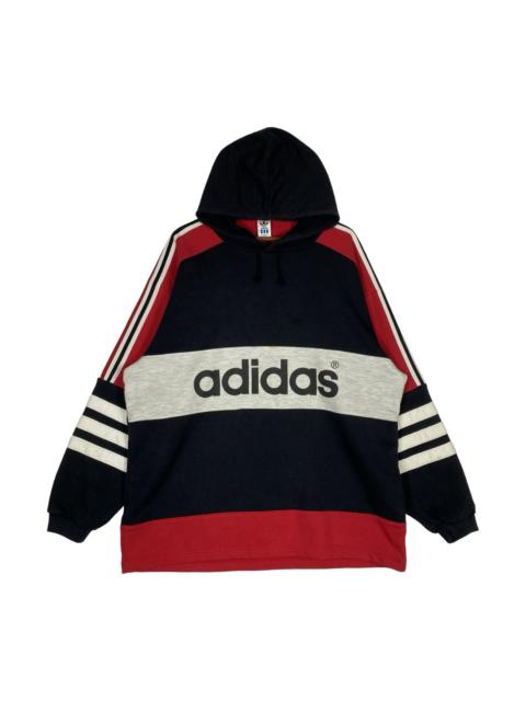 adidas Vintage 90s Adidas Trefoil Big Logo Hoodie Japan Exclusive