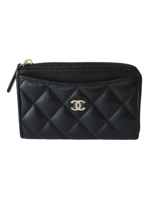 CHANEL Leather card wallet
