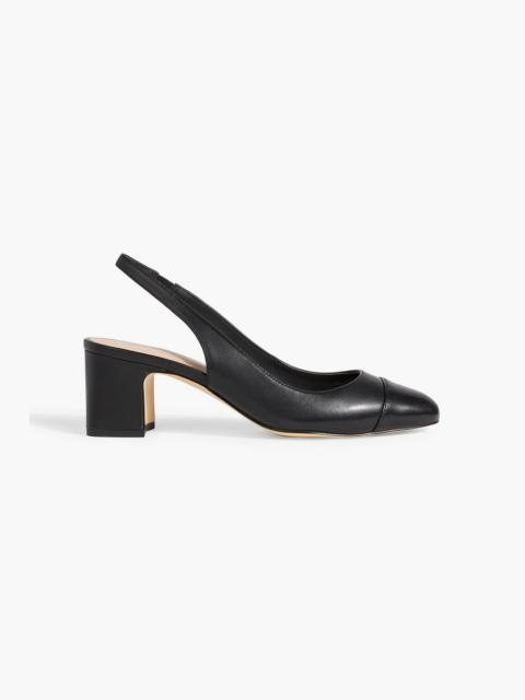 Stuart Weitzman Milla 55 leather slingback pumps