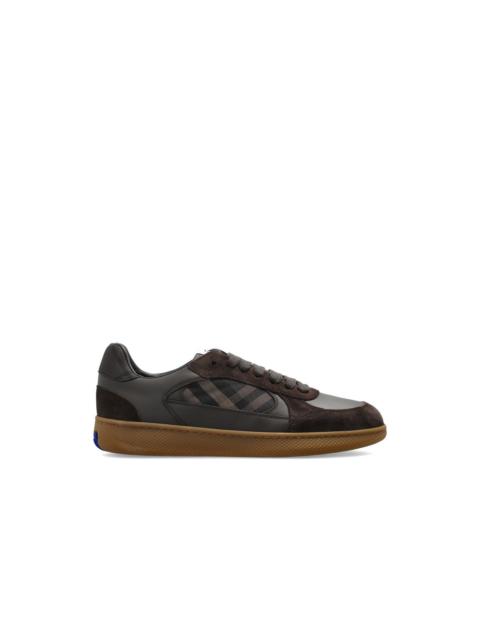 Burberry BURBERRY Dark Brown Terrace Mix Sneakers New & Authentic (Me