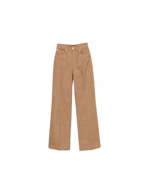 A.P.C. A.P.C. Brown Denim - Wide-Leg Jeans Women