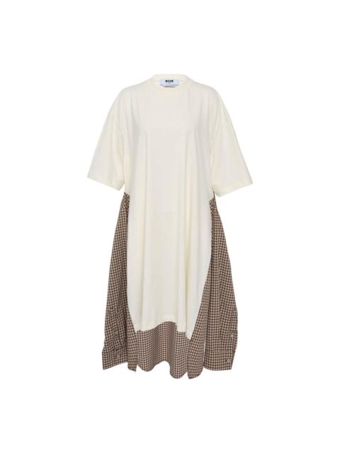 MSGM T-Shirt Dress With Details