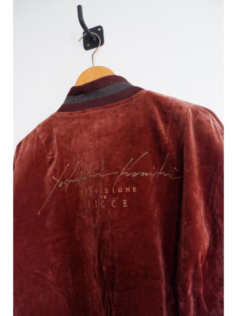 Other Designers Vintage Yoshiyuki Konishi Reversible Velour Jacquard Bomber