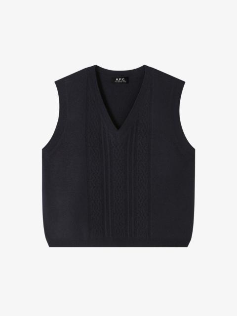 A.P.C. COCO SLEEVELESS SWEATER