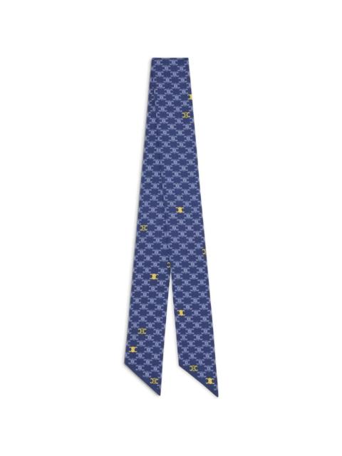 CELINE Celine Women Printed Silk Lavalliere
