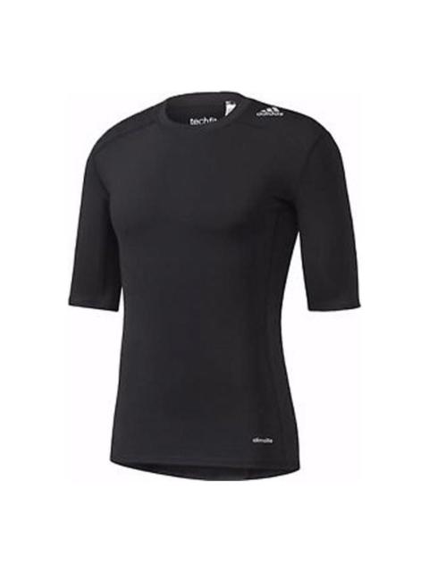 adidas adidas Tech Fit Base T-Shirt 'Black' AJ4966