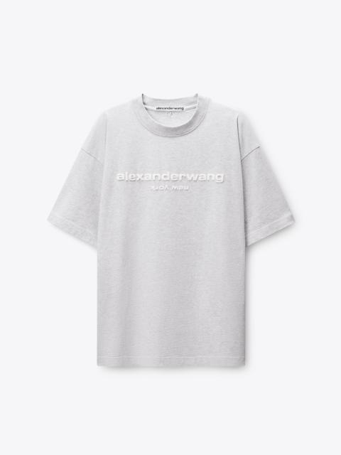 Alexander Wang Puff Logo Short Sleeve Tee