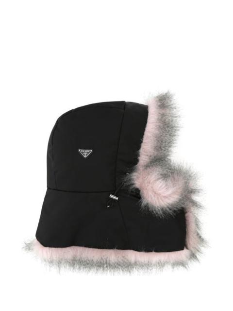 Prada Woman Black Re-Nylon Hat