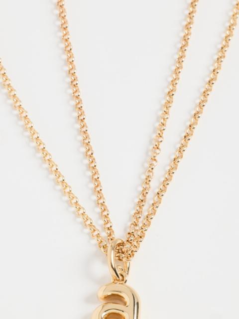 ROXANNE ASSOULIN The Puffy Initial Necklace