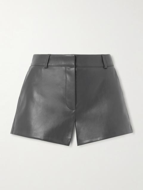 The Frankie Shop Kate Faux Leather Shorts