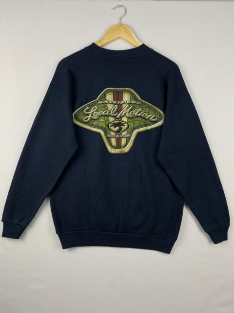 Other Designers Vintage - Vintage Local Motion Big Logo Sweatshirt Navy Medium