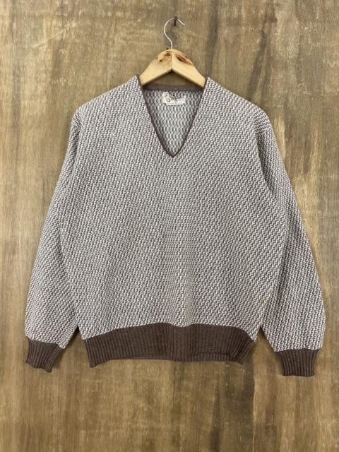 Other Designers Japanese Brand - Vtg Argus Brown Knit Sweaters #1348