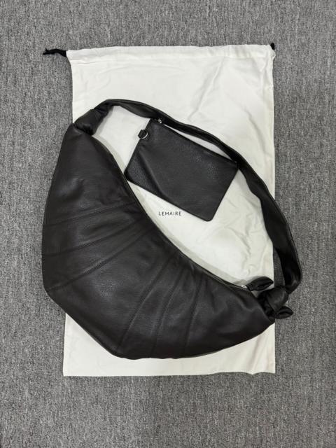 Lemaire LEMAIRE Croissant Bag In Leather | Black