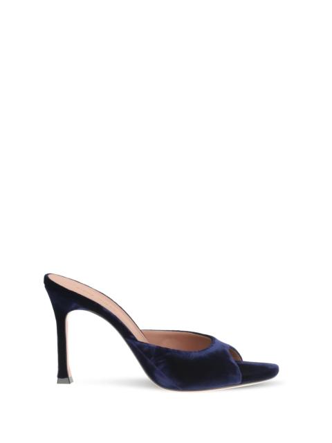 Amina Muaddi Amina Muaddi Women Alexa Velvet Sandals