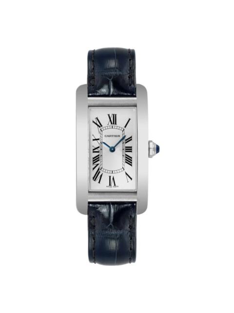 Cartier Tank Americaine Quartz Silver Dial Ladies Watch WSTA0043