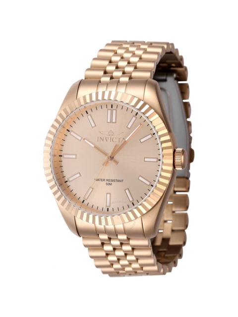 Other Designers Invicta Specialty Quartz Rose Gold Dial Men's Watch 47493