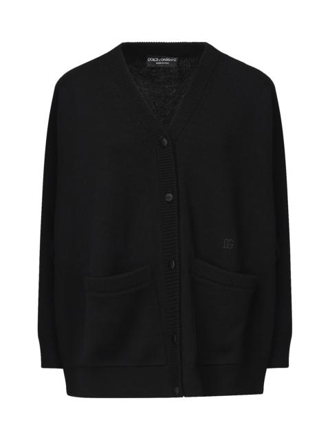 Dolce & Gabbana Cardigan With Logo