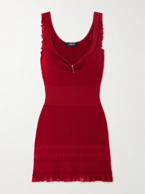 VERSACE Gathered Flowy Gown | REVERSIBLE