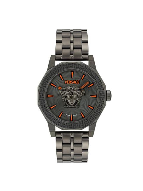VERSACE Versace Medusa Deco Quartz Grey Dial Men's Watch VE9I00524