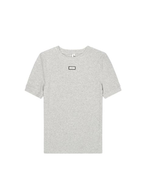 entire studios LOUNGE TEE PEBBLE