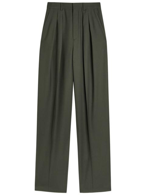 SAINT LAURENT Yves Saint Laurent Wide-leg Wool Trousers