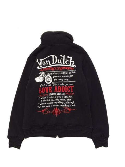 Other Designers 🔥RARE ITEM🔥VON DUTCH SWEATSHIRT HOODIE ZIP UP