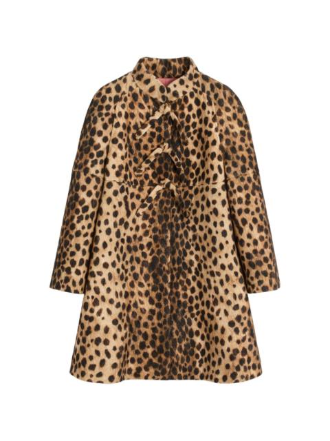 Jaguar Spots wool coat