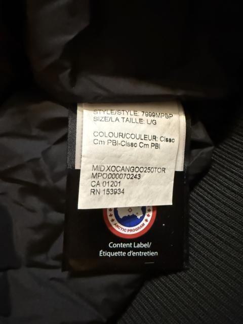 Canada Goose canada goose chilliwack bomber pbi