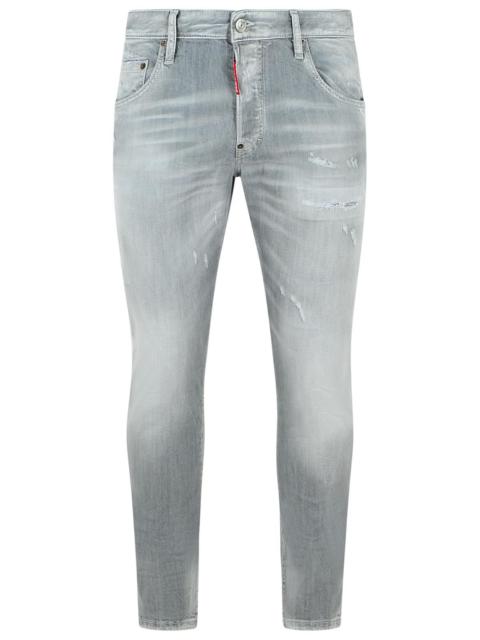 DSQUARED2 Dsquared2 'Skater' Light Grey Cotton Jeans Men