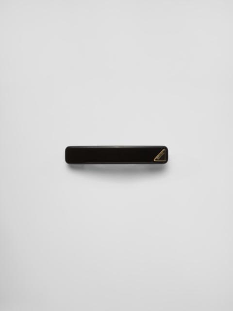Prada Plexiglas hair clip