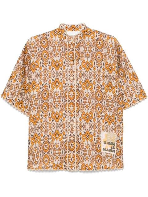 Zimmermann Wylie Relaxed Shirt By Zimmermann