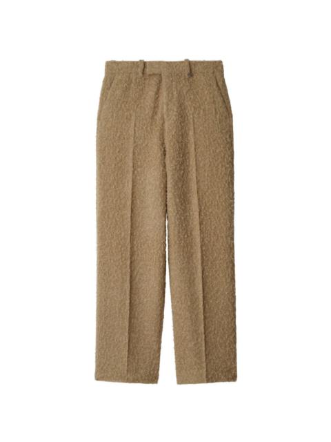 brushed tailored trousers