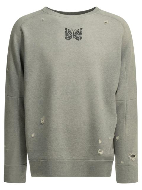 NEEDLES Needles Deconstructed Crewneck Sweatshirt