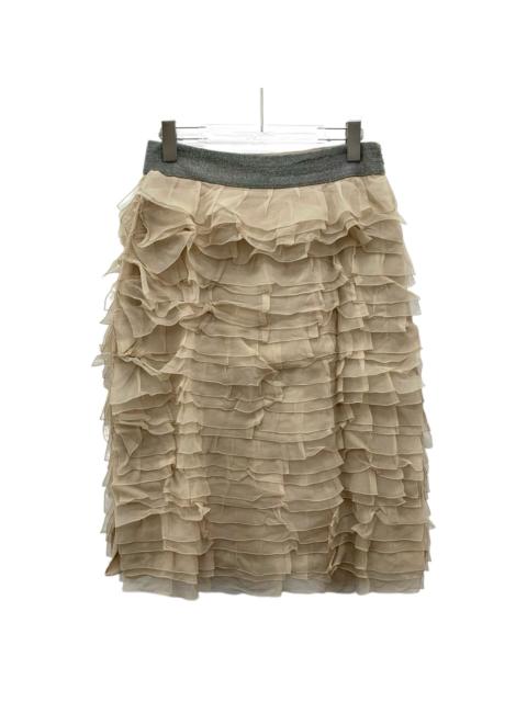 Brunello Cucinelli Brunello Cucinelli Light Brown Skirt