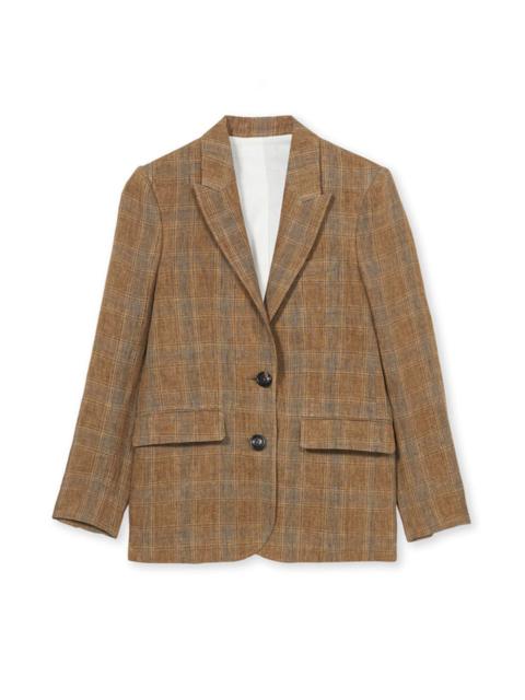 FORTELA Fortela Bella Brown Check Jacket at Nordstrom