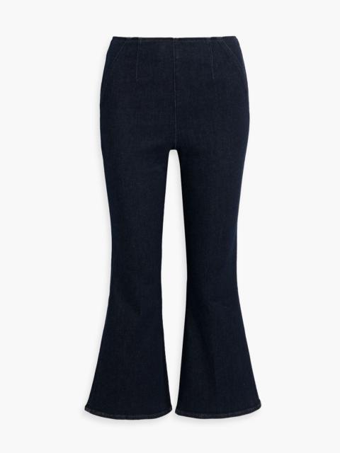 VERONICA BEARD Carson high-rise kick-flare jeans